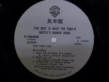 LP レコード 見本盤 非売品 BOOTSY'S RUBBER BAND ブーツィーズ ラバー バンド THIS BOOT IS MADE FOR FONK N 【E+】 D13956J_画像3