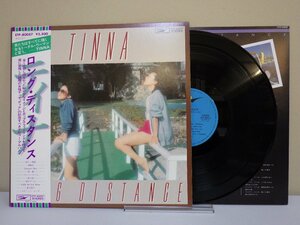LP レコード 帯 TINNA ティナ LONG DISTANCE ロング ディスタンス 【E+】 M3263J