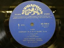 LP レコード 帯 ヴァーツラフ ノイマン ドヴォルザーク 交響曲第8番 イギリス スメタナ 交響詩 ボヘミアの森と草原より 【E-】 D14042A_画像3