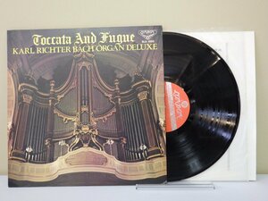 LP レコード KARL RICHTER カール リヒター BACH バッハ TOCCATA AND FUGUE トッカータとフーガ ORGAN DELUXE 【E+】 M3430E