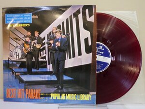 LP レコード 赤盤 BEST HIT PARADE POPULAR MUSIC LIBRARY 1 マサチューセッツ 他 【E-】 M4158S