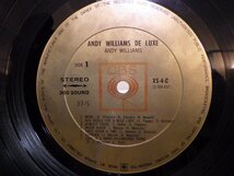 LP レコード ANDY WILLIAMS アンディ ウィリアムス ANDY WILLIAMS DELUXE デラックス 【E-】 M3484J_画像4