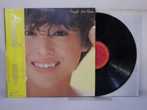 LP レコード 帯 松田聖子 Pineapple パイナップル 【E+】 E9288K