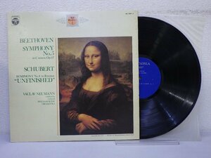 LP レコード VACLAV NEUMANN ヴァーツラフ ノイマン BEETHOVEN ベートーヴェン 運命 SCHUBERT シューベルト 未完成 【E+】 E9382K