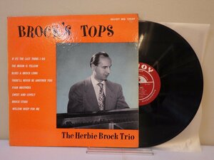 LP レコード The Herbie Brock Trio ハービー ブロック トリオ BROCK'S TOP'S ブロック トップ 【VG+】 M3604X