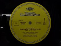 LP レコード 帯 ヘルベルト フォン カラヤン Herbert von Karajan BRAHMS ブラーム交響曲 第1番 【VG+】 E9529H_画像4