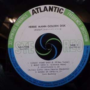 LP レコード 帯 HERBIE MANN ハービー マン GOLDEN DISK COMIN HOME BABY 他 【VG+】 D14884Sの画像4