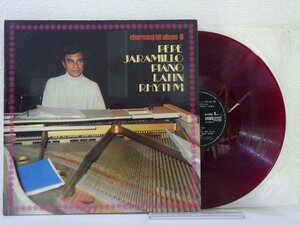 LP レコード 赤盤 PEPE JARAMILLO ペペ ハラミジョ PIANO LATIN RHYTHM 魅惑のヒットアルバム 6 ピアノ ラテン リズム 【E-】 E9732U