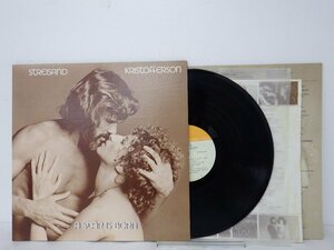 LP レコード BARBARA STREISAND＆KRIS KRISTOFFERSON バーブラ ストライサンド＆クリス クリストファーソン スター誕生 【E+】 D14648Y