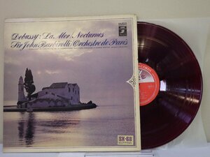 LP レコード 赤盤 バルビローリ Sir John Barbirolli ドビュッシー 交響詩 海 海の夜明けから真昼まで 他 【E+】 D14911S