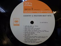 LP レコード 2枚組 Bill Monrow 他 COUNTRY & WESTERN BEST HITS カントリー ウエスタン ベスト ヒッツ 【E-】 D15275B_画像7