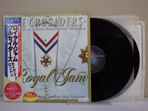 LP レコード 帯 レンタル落ち 2枚組 THE CRUSADERS ザ クルセイダーズ 他 ROYAL JAM ロイヤル ジャム 【E+】 D15263B