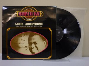 LP レコード LOUIS ARMSTRONG ルイ アームストロング VOLUME 1 DIPPER MOUTH BLUES 他 【E+】 D15773J