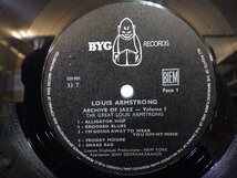 LP レコード LOUIS ARMSTRONG ルイ アームストロング VOLUME 1 DIPPER MOUTH BLUES 他 【E+】 D15773J_画像3