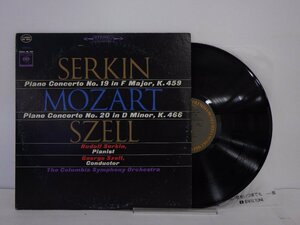 LP レコード RUDOLF Serkin ゼルキン szell セル Mozart モーツァルト ピアノ協奏曲 19番 ヘ長調 K.459 20番 ニ短調 K. 466 【E+】 D14495G