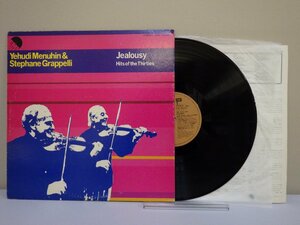 LP レコード Yehudi Menuhin & Stephane Grappelli ステファン グラッペリとユーディ メニューイン Jealousy 【E+】 D15911J