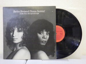 LP レコード Barbra Streisand Donna Summer バーブラ ストライサンド ドナ サマー No More Tears ノー モア ティアーズ 【E+】 E11094T