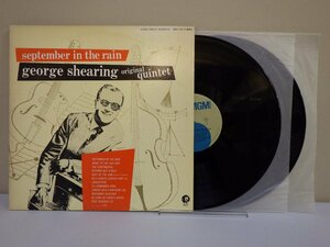 LP レコード 2枚組 george shearing ジョージ シアリング september in the rain 【E+】 D15824J