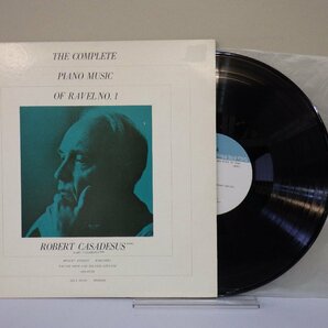 LP レコード ROBERT CASADESUS ロベート カザドシュ RAVEL ラヴェル ピアノ曲全集 古代のメヌエット 他 【E+】 D16208Jの画像1