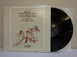 LP レコード Walter Barylli ワルター バリリ 他 Mozart モーツァルト ヴァイオリン ソナタ 第35番 第40番 【E+】 D16140X