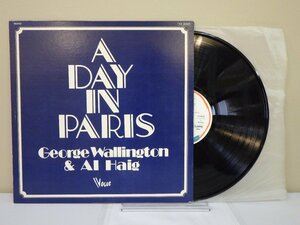 LP レコード George Wallington & Al Haig ジョージ ウォーリントン＆アル ヘイグ A Day In Paris ア デイ イン パリ 【E+】 D16234W