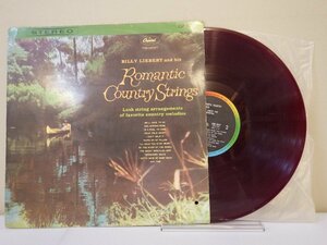 LP レコード 赤盤 ビリー リーバート楽団 Romantic Country Strings ロマンティック カントリー ストリングス 【E+】 D16121X