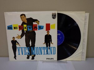 LP レコード Yves Montand イヴ モンタン 他 Recital au Theatre de I'Etoile リサイタル 【E+】 D16459X