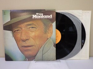 LP レコード 2枚組 Yves Montand イヴ モンタン 他 Dans son dernier One man show in tegral オランピアのイヴモンタン 【E+】 D16460X