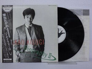 LP レコード 帯 来生たかお バイオグラフィー II BIOGRAPHY 【 E+ 】 E10569Z