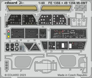 エデュアルド ズーム1/48 FE1356 Mi-8MT for Trumpeter kits