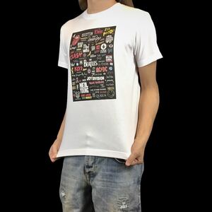 新品 ロック バンド ビートルズ ストーンズ クイーン ニルヴァーナ ロゴ Tシャツ S M L XL ビッグ オーバー サイズ XXL~5XL ロンT パーカー