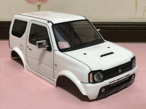 送料無料　未走行　1/10 スズキ　ジムニー　JB23 ホワイト　ラジコンボディ　タミヤ TAMIYA SUZUKI JIMNY オフロードカー クロカン