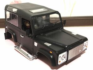 送料無料　1/10 ランドローバー　ディフェンダー　内装付き ラジコンボディ　ジャンク　LANDROVER DEFENDER オフロード クロカン CC-02等に