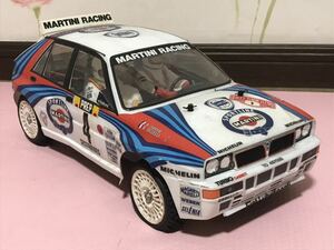 送料無料　1/10 ランチア デルタ インテグラーレ　ラリーカー TA01 内装 ドライバー付き ラジコン車体 タミヤ TAMIYA LANCIA DELTA 当時物