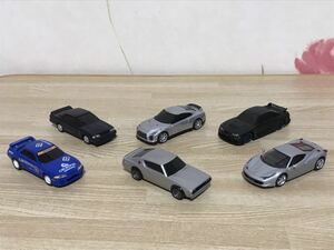 送料無料　1/64位　日産 スカイライン GT-R フェラーリ 458 ミニカーセット 京商等 KPGC110 R31 R32 R33 LM