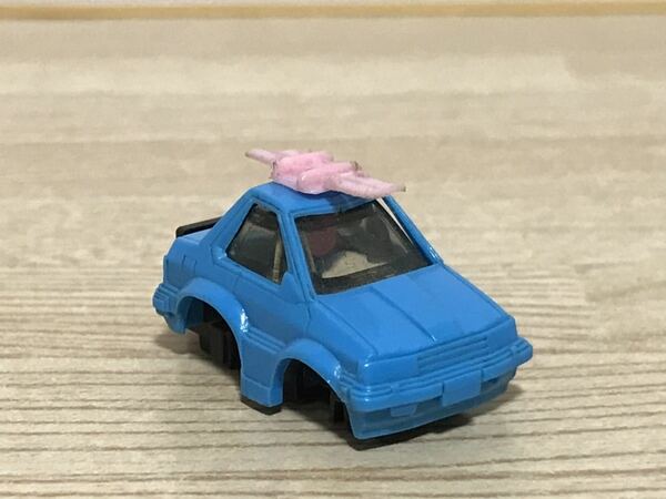 送料無料　すえっ子チョロQ 日産 スカイライン RS ターボ ボディ シャーシ ジャンク ミニカー タカラ TAKARA SKYLINE TURBO 旧車 当時物