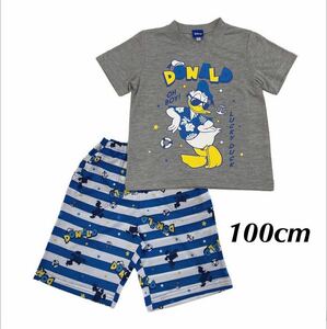  новый товар 61127 100cm серый Donald Duck Kids для небо . короткий рукав салон одежда верх и низ в комплекте короткий рукав пижама ребенок мужчина . boys Disney 