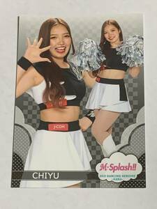 智祐 CHIYU 2021 BBM チアリーダー 華 #17 ロッテ M☆Splash!! 即決