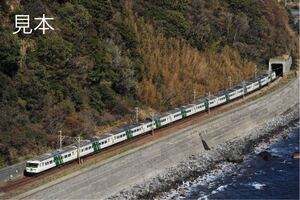 鉄道写真　185系特急踊り子号No.14 海岸線を走る踊り子号