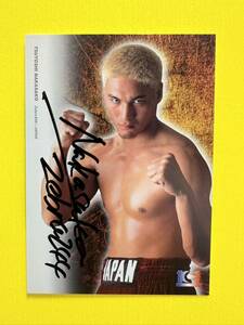 中迫剛　直筆サインカード　autograph card　K-1 GRAND PRIX 2002 EPOCH 99/142