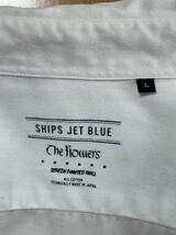 SHIPS JET BLUE シップスジェットブルー　THE FLOWERS 花柄　7分丈カットソー　ドレスシャツ　サイズL_画像7