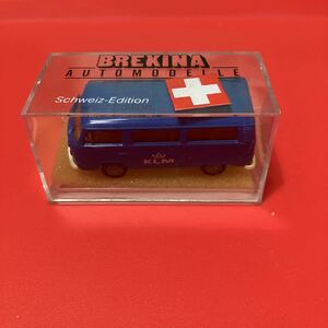 S=1/87 BREKINA ブレキナ VW フォルクスワーゲン T2 KLM Schweiz Edition