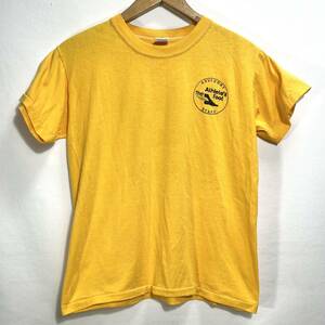 ■ 女性用 70s 80s ビンテージ USA製 RUSSELL ラッセル ” The Athlete's Foot STAFF ” ロゴイラスト シングルステッチ Tシャツ ■