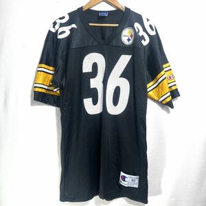 ■ 90s 90年代 ビンテージ Champion チャンピオン NFL Pittsburgh Steelers #36 BETTIS ユニフォーム フットボール Tシャツ M アメフト ■