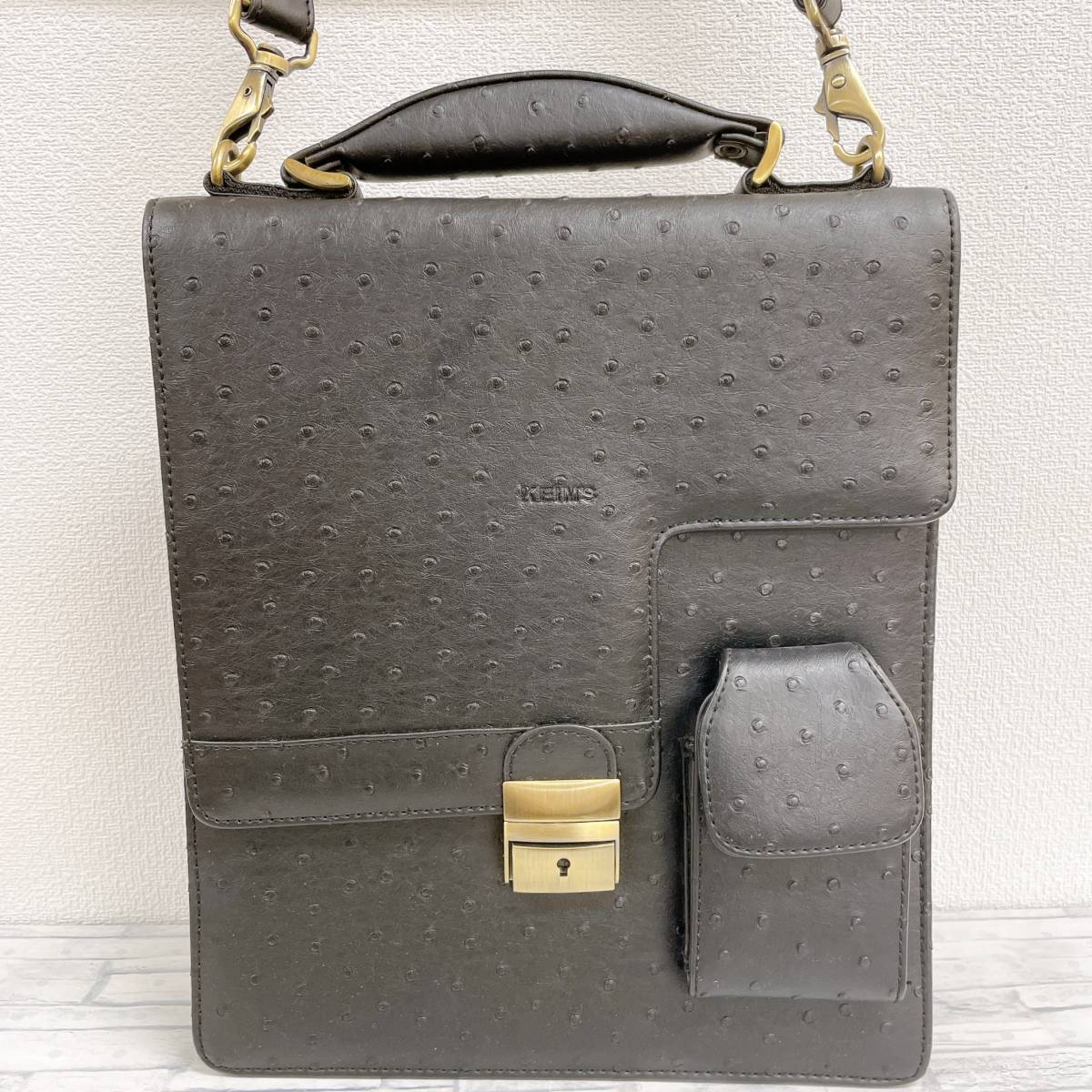 ヤフオク! -「オーストリッチ バッグ」(ブリーフケース、書類かばん