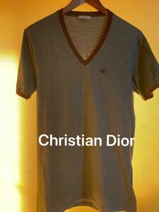 Christian Dior VネックTシャツ カットソー　Tシャツ 半袖