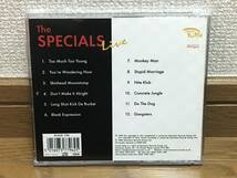 The Specials / Live : Too Much Too Young ライブ盤 傑作 輸入盤(品番:PLSCD796) 廃盤CD Terry Hall / Fun Boy Three / The Special AKA_画像2