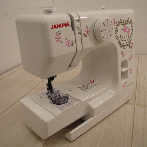 6206PA23【ほぼ未使用】JANOME サンリオ ハローキティ 電動ミシン