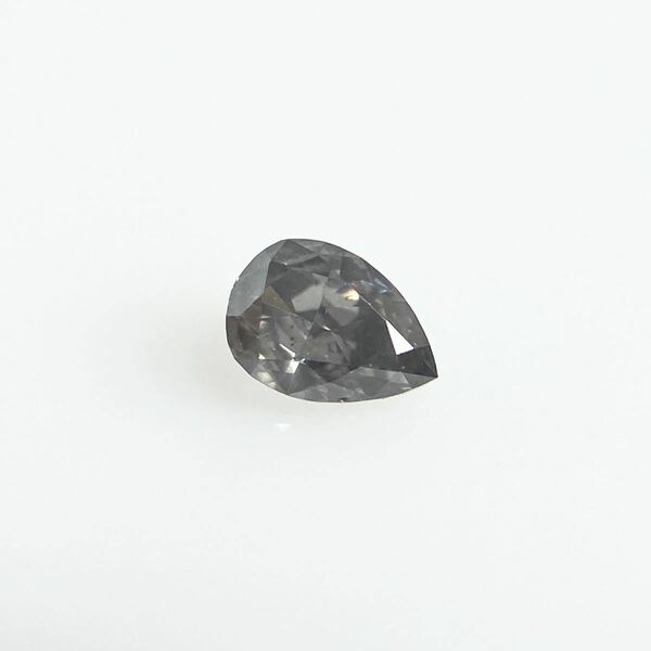 ０．０６３ct　ＦＡＮＣＹ　ＶＩＯＬＥＴＩＳＨ　ＧＲＡＹ　ＳＩ２　ペアシェイプ　ダイヤモンドルース