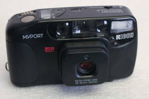 送料520円。中古。現状。リコー　マイポートズームミニP RICOH MYPORT ZOOM MINI P 38-60mm MACRO フィルムカメラ。管理2